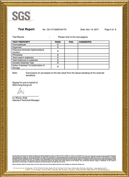 SGS test report 2