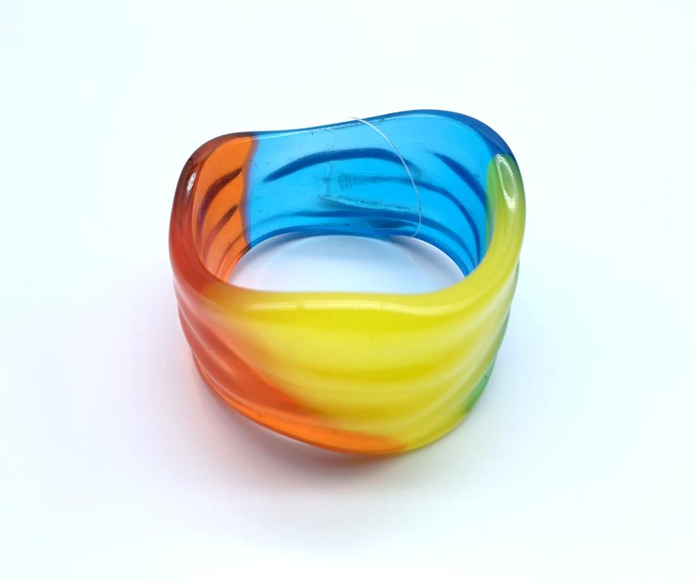 New Trendy colorful Resin Bangle resin bracelet for Women