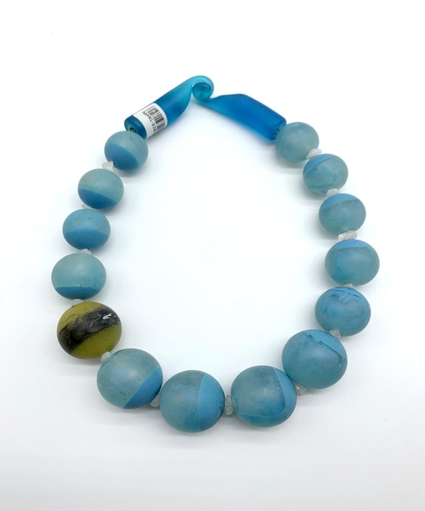 Beaded link necklace fashion resin jewelry for women