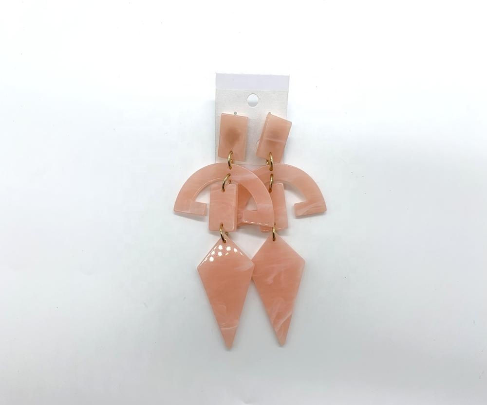 Newest acrylic dangle earrings pendant earrings for women