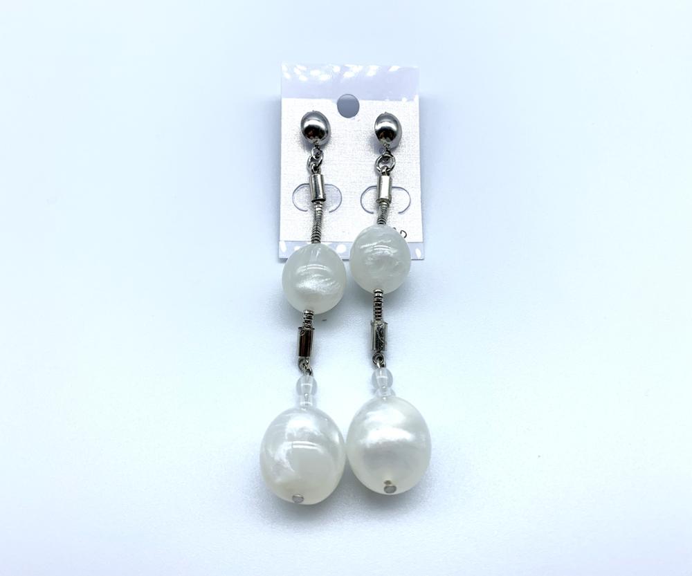 Popular resin beads link earring pendant for women