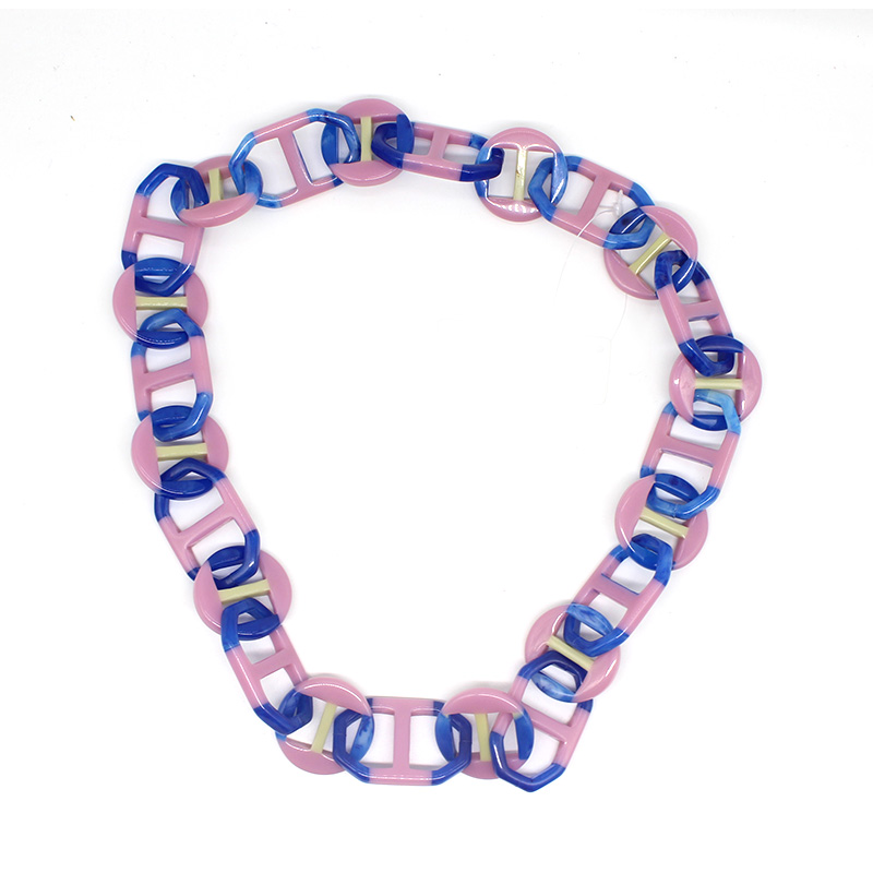 New Acrylic Resin Jewelry Necklace Ladies